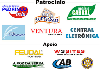 Agradecimentos aos patrocinadores